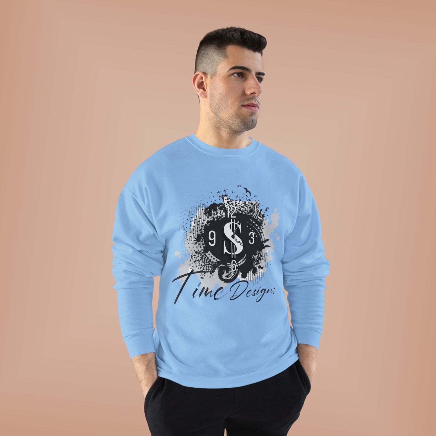 Unisex Eco-Friendly Graphic Crewneck Sweatshirt