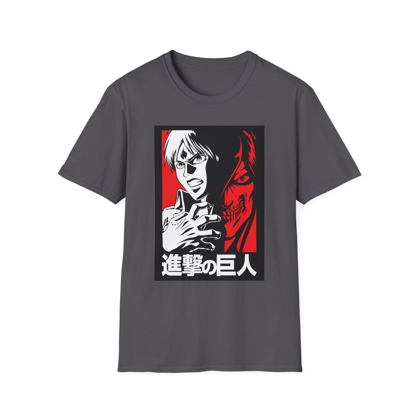 Anime-Inspired Unisex T-Shirt - Attack on Titan Graphic Tee, Casual Wear, Gift for Fans, Streetwear, Birthday Gift