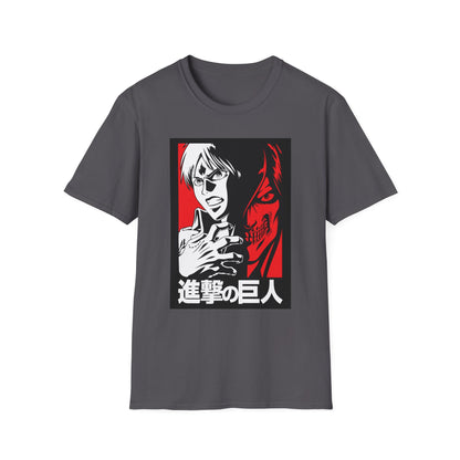 Anime-Inspired Unisex T-Shirt - Attack on Titan Graphic Tee, Casual Wear, Gift for Fans, Streetwear, Birthday Gift