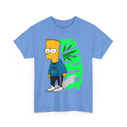 Bart Simpson Cannabis Vibe Unisex Heavy Cotton Tee