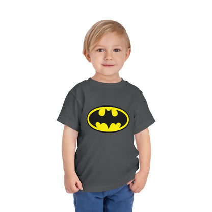Batman Toddler Short Sleeve Tee - Superhero Shirt for Kids, Birthday Gift, Adventure Wear, Playtime Apparel, Comic Fan Clothing