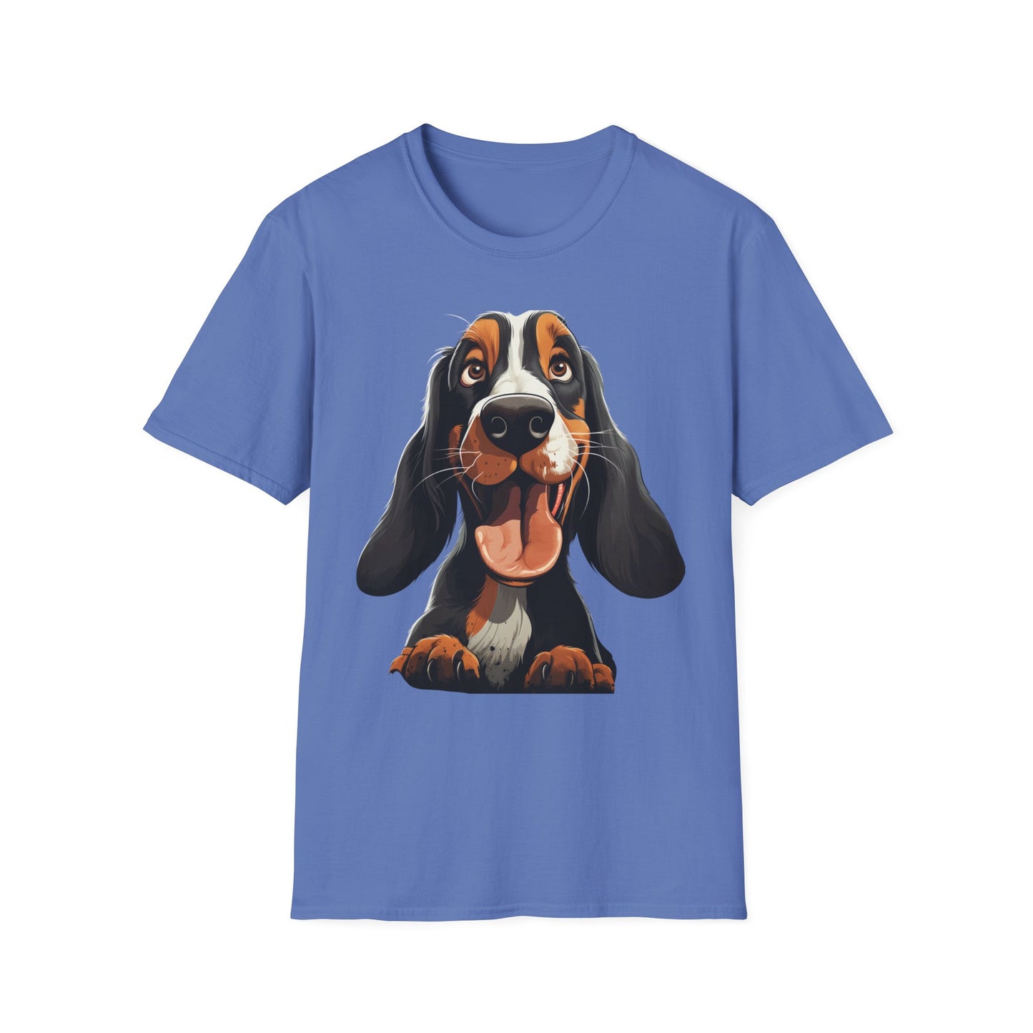 Cute Dog Graphic Unisex Softstyle T-Shirt - Perfect for Pet Lovers
