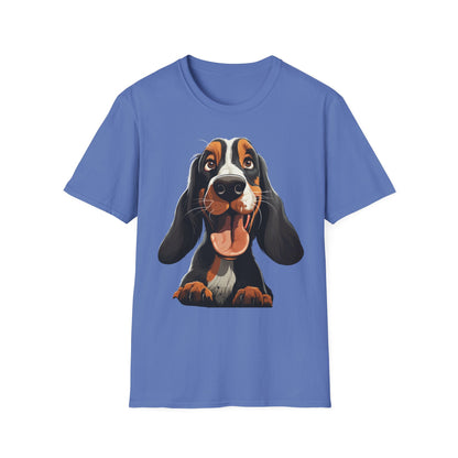 Cute Dog Graphic Unisex Softstyle T-Shirt - Perfect for Pet Lovers