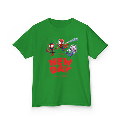 Superhero Kids T-Shirt, Fun Cotton Tee for Boys and Girls, Birthday Gift, Casual Wear, Everyday Style, Spider-Man Inspired Tee