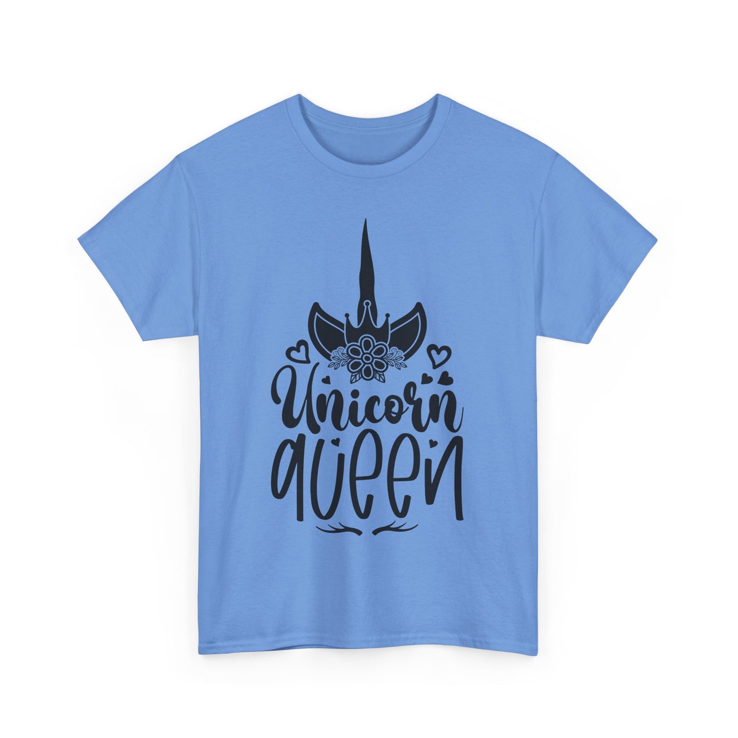 Unicorn Queen Unisex Heavy Cotton Tee - Fun and Playful Graphic T-Shirt for Unicorn Lovers
