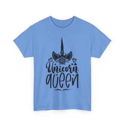 Unicorn Queen Unisex Heavy Cotton Tee - Fun and Playful Graphic T-Shirt for Unicorn Lovers