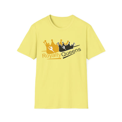 Royalty Queens T-Shirt, Unisex Softstyle Tee, Perfect for Gifts, Birthday Celebrations, Casual Wear, Empowerment Fashion, Unique Style