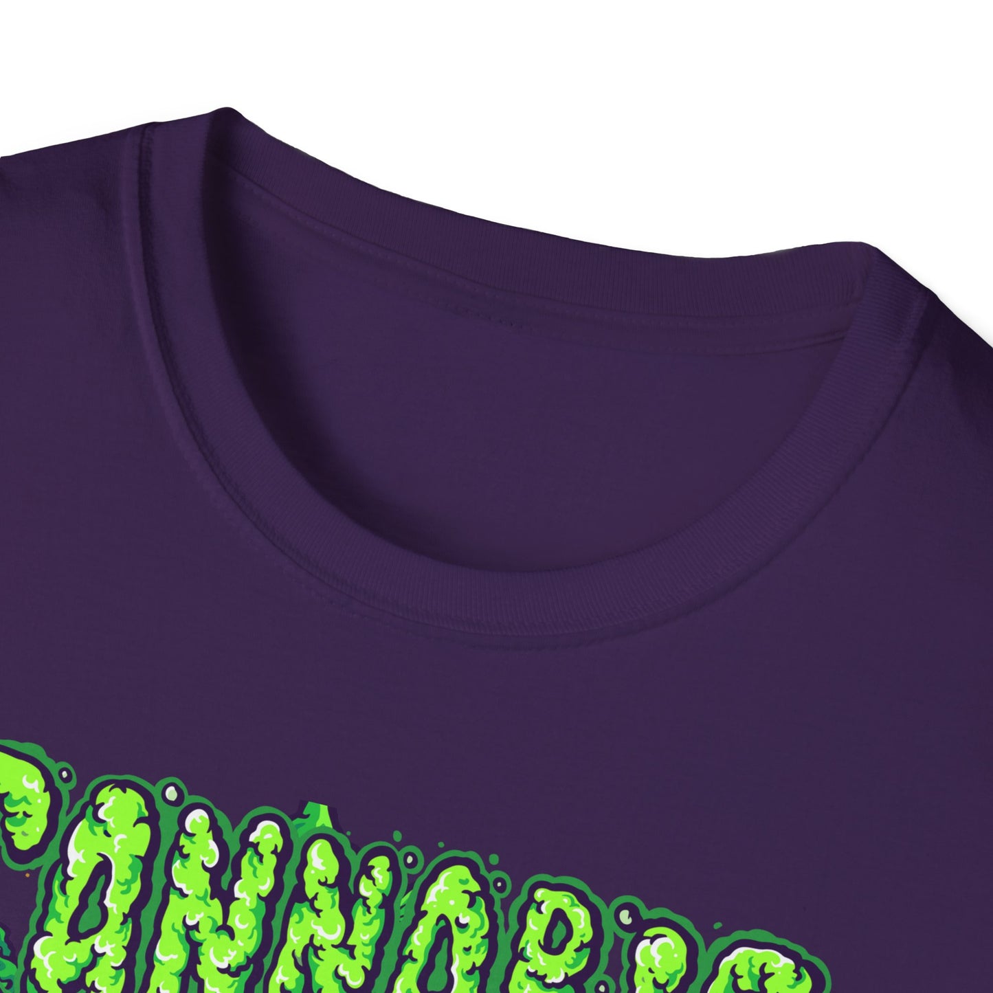 Green Skull Cannabis Unisex T-Shirt – Perfect for Stoner Culture and Everyday Wear