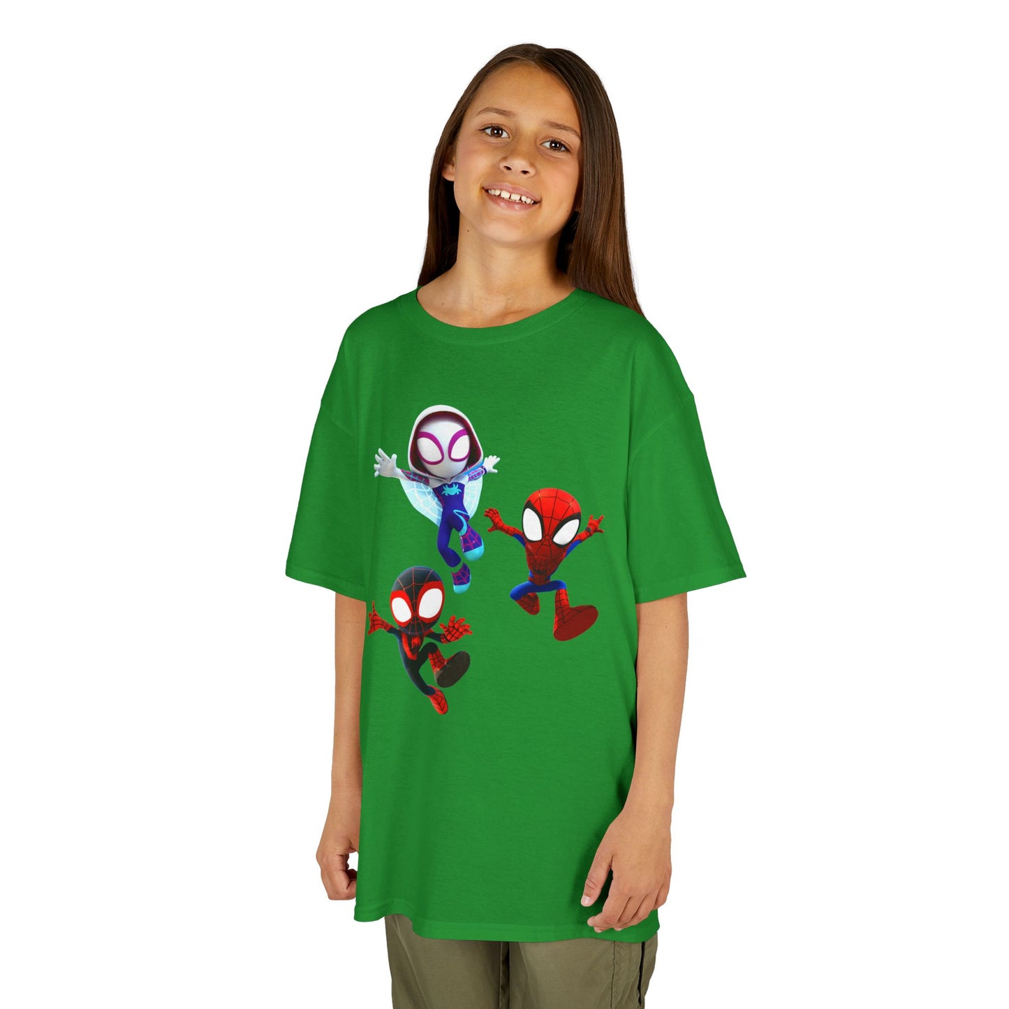 Kids Spider-Man Adventure Tee - Fun and Cozy Cotton T-Shirt for Young Superhero Fans