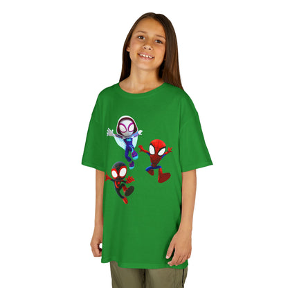 Kids Spider-Man Adventure Tee - Fun and Cozy Cotton T-Shirt for Young Superhero Fans