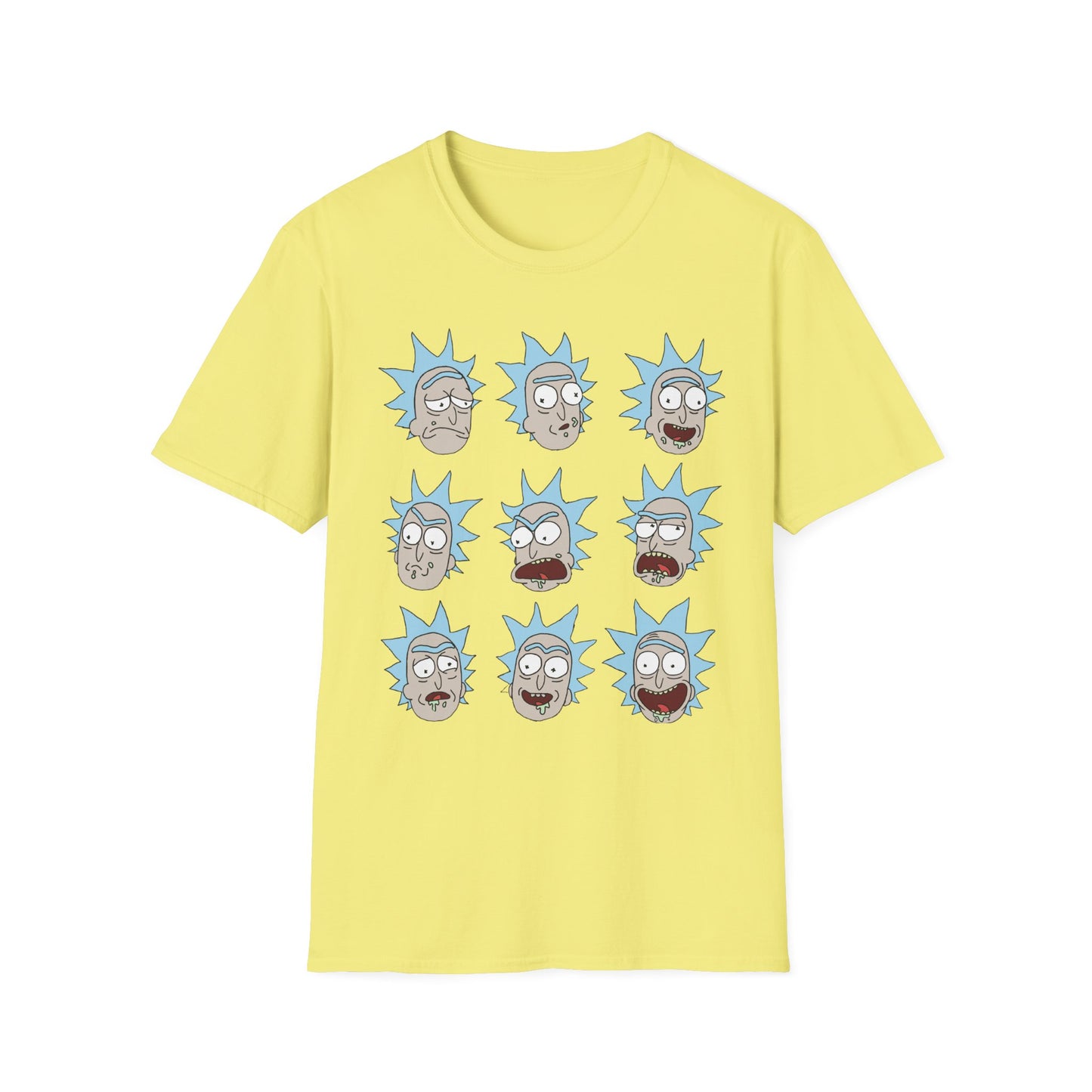 Rick and Morty Unisex Softstyle T-Shirt - Fun Cartoon Design for Fans