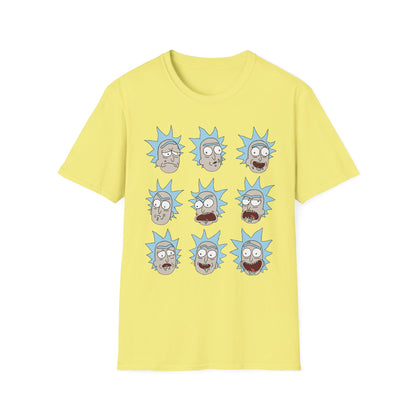 Rick and Morty Unisex Softstyle T-Shirt - Fun Cartoon Design for Fans