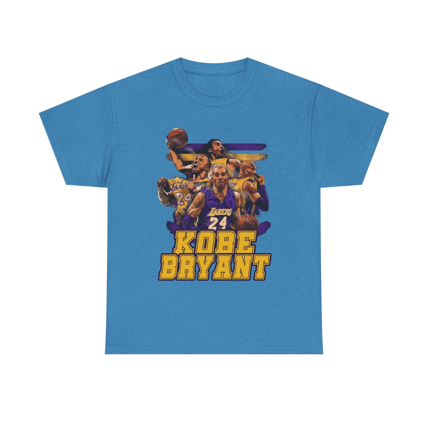 Kobe Bryant Tribute Unisex Heavy Cotton Tee - Basketball Legend Shirt