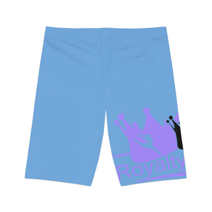 Royalty Women's Bike Shorts, Comfortable Cycling Shorts, Casual Activewear, Stylish Fitness Shorts, Unique Queen Design, Sporty Summer Wear
