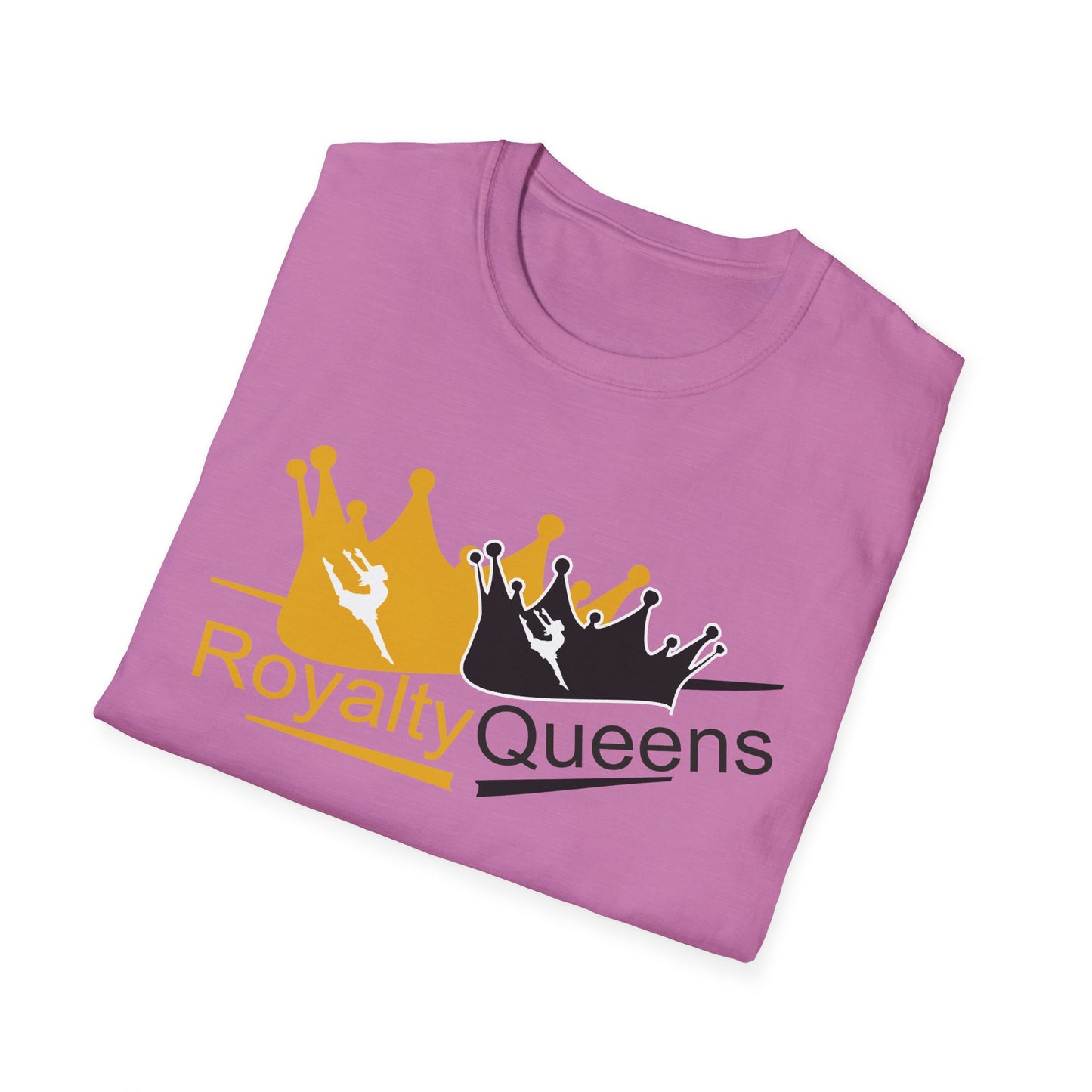 Royalty Queens T-Shirt, Unisex Softstyle Tee, Perfect for Gifts, Birthday Celebrations, Casual Wear, Empowerment Fashion, Unique Style