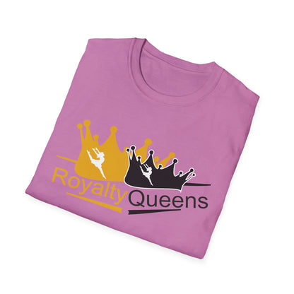 Royalty Queens T-Shirt, Unisex Softstyle Tee, Perfect for Gifts, Birthday Celebrations, Casual Wear, Empowerment Fashion, Unique Style