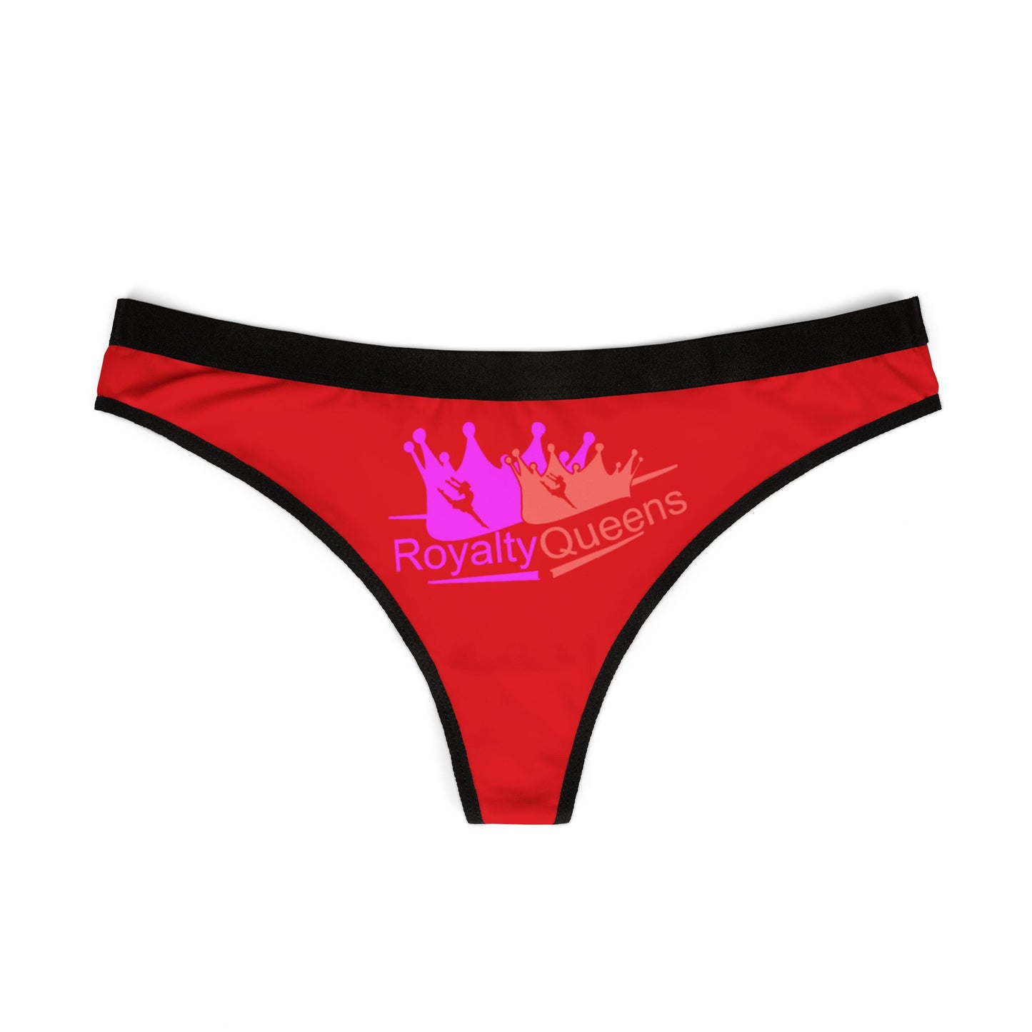 Royalty Queens Women's Thongs - Playful Lingerie, Bold Underwear for Self-Confidence, Fun Celebrations, Stylish Gifts