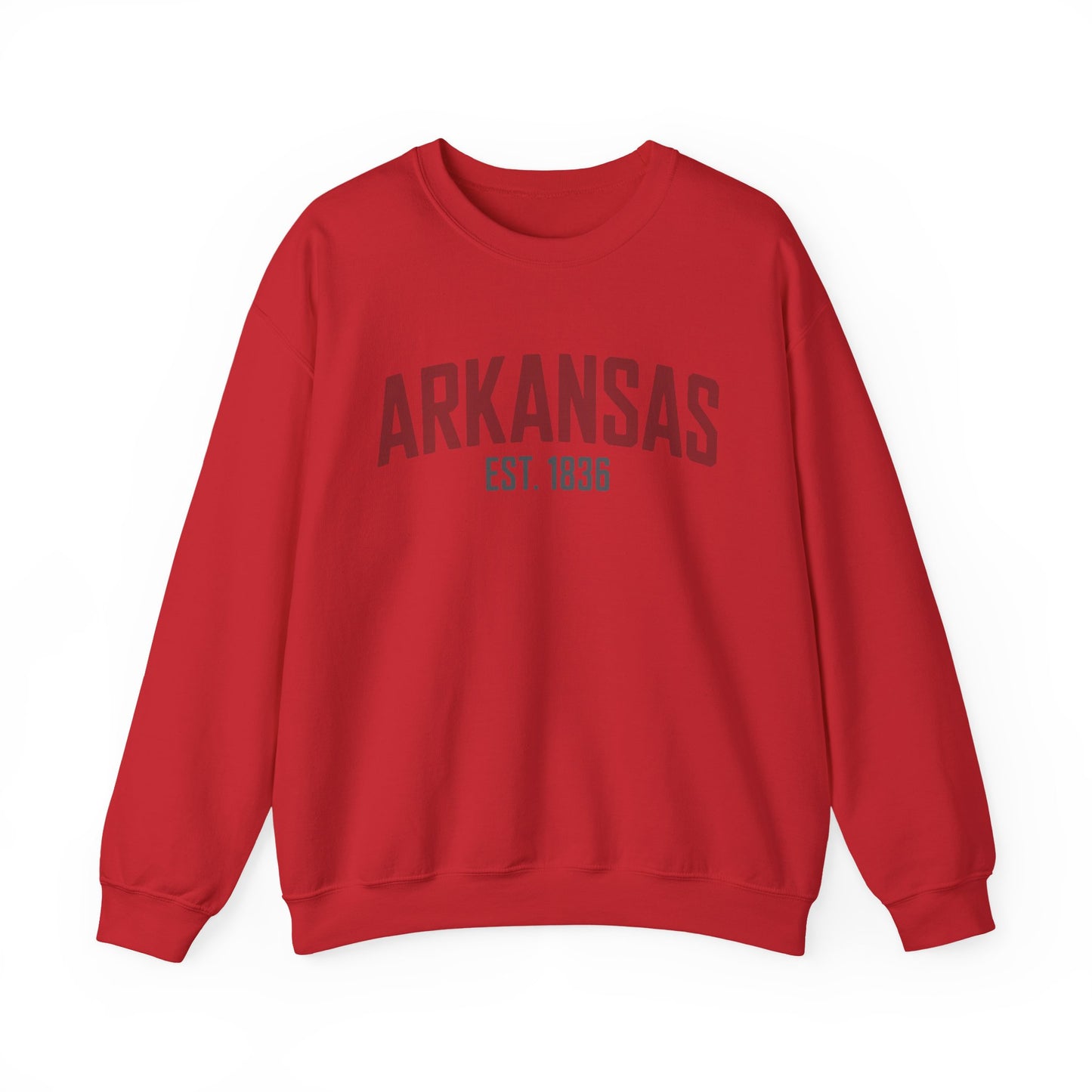Arkansas Established 1836 Crewneck Sweatshirt