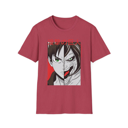 Anime-Inspired Unisex T-Shirt, Eren Yeager Graphic Tee, Casual Streetwear, Gift for Fans, Unique Graphic Shirt