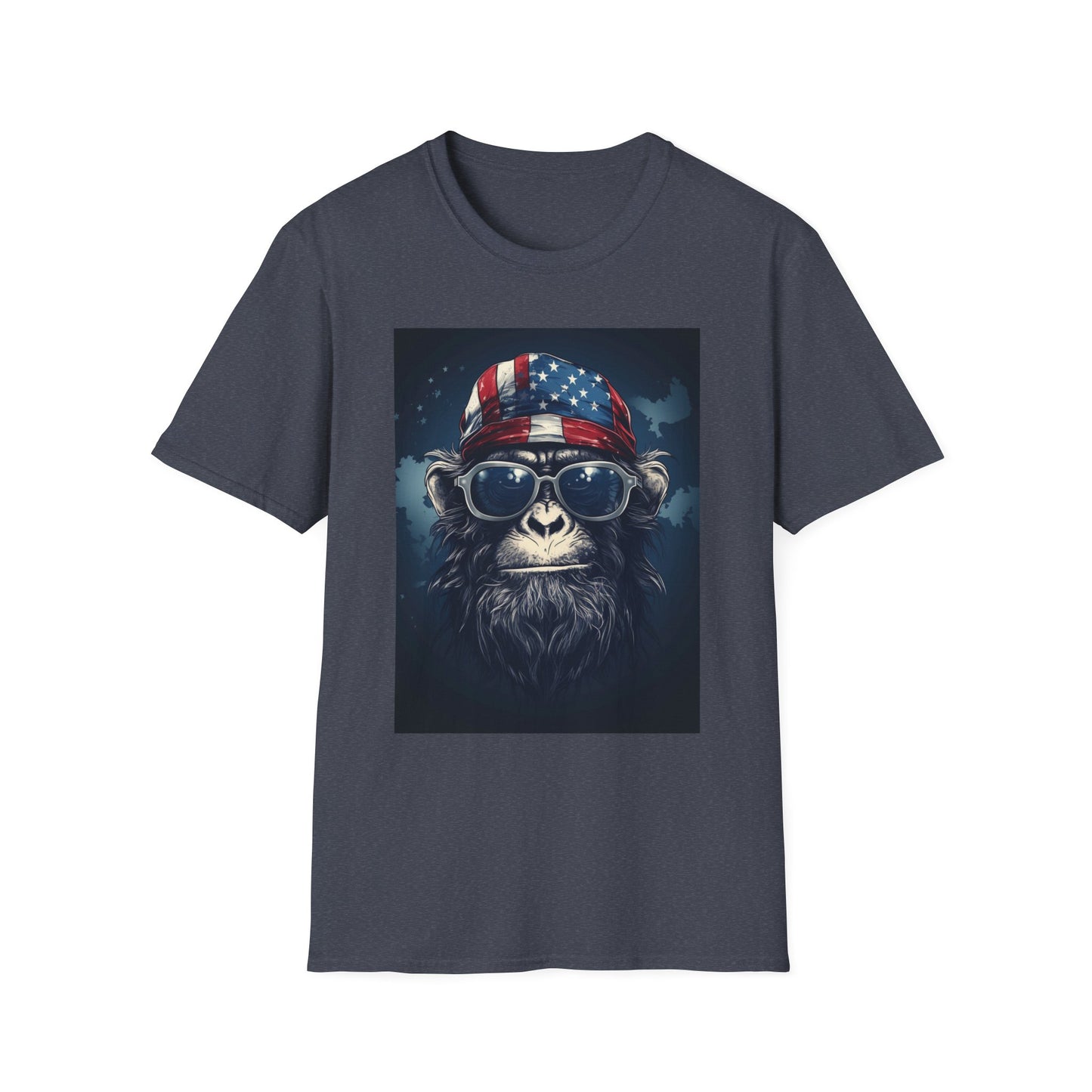 Cool Monkey Graphic T-Shirt, Fun Animal Tee, Summer Casual Wear, Unique Gift for Animal Lovers, Trendy Fashion for All