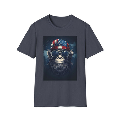 Cool Monkey Graphic T-Shirt, Fun Animal Tee, Summer Casual Wear, Unique Gift for Animal Lovers, Trendy Fashion for All