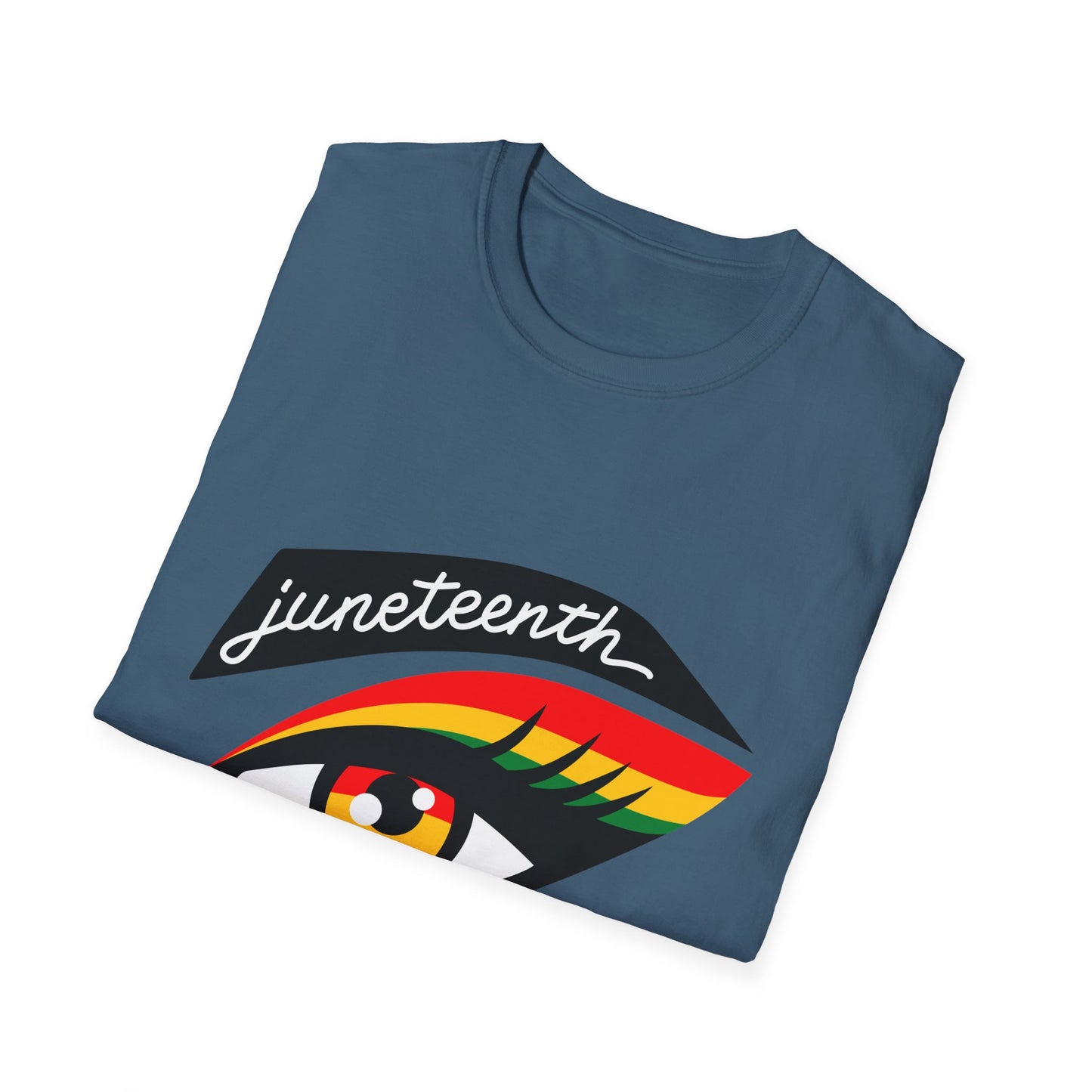 Juneteenth Eye Graphic T-Shirt, Unisex Tee, Afrocentric Apparel, Celebratory Wear, Black History Month Gift, Inclusive Fashion