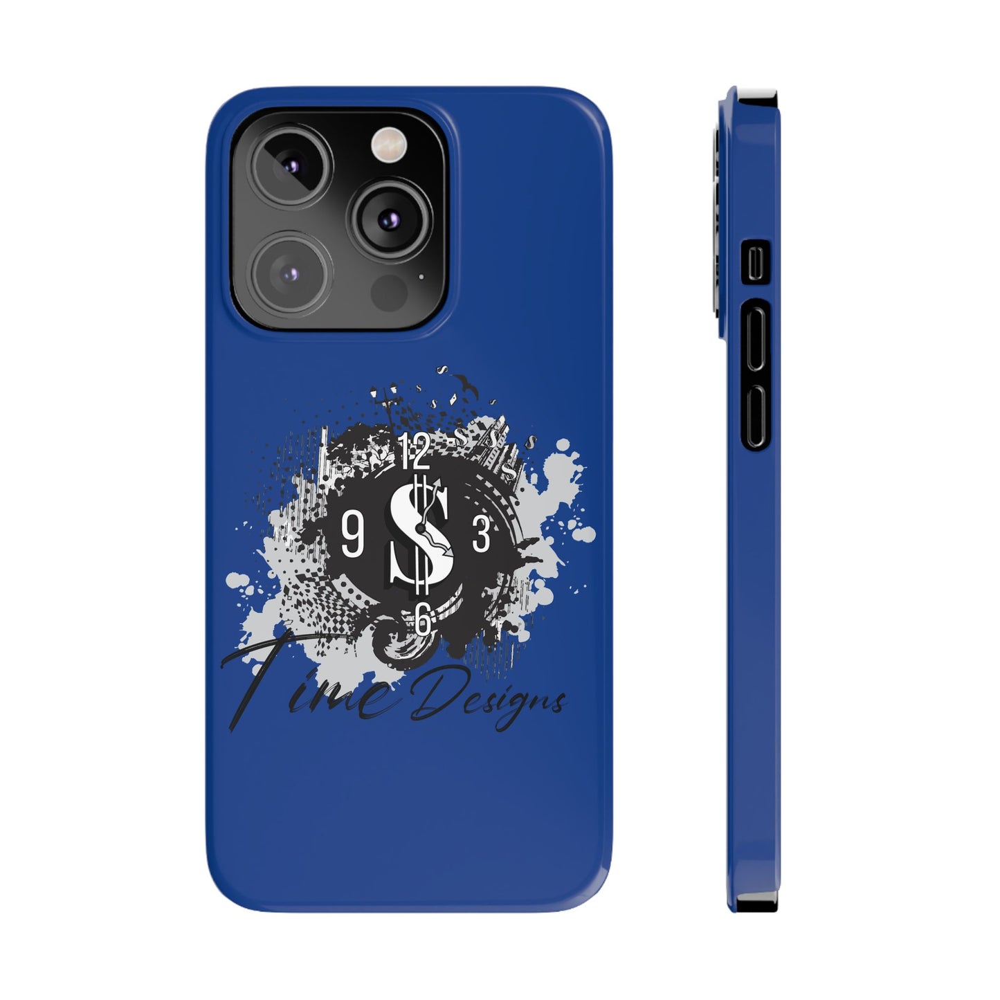 Stylish Dollar Clock Slim Phone Case | Time Designs