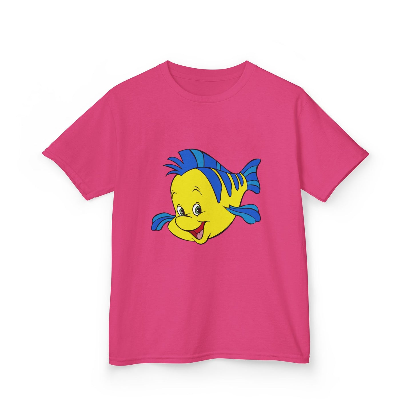 Kids Cartoon Fish Tee - Fun Summer T-Shirt, Gift for Birthday, Beach Day, Family Outings, Vacation Wear