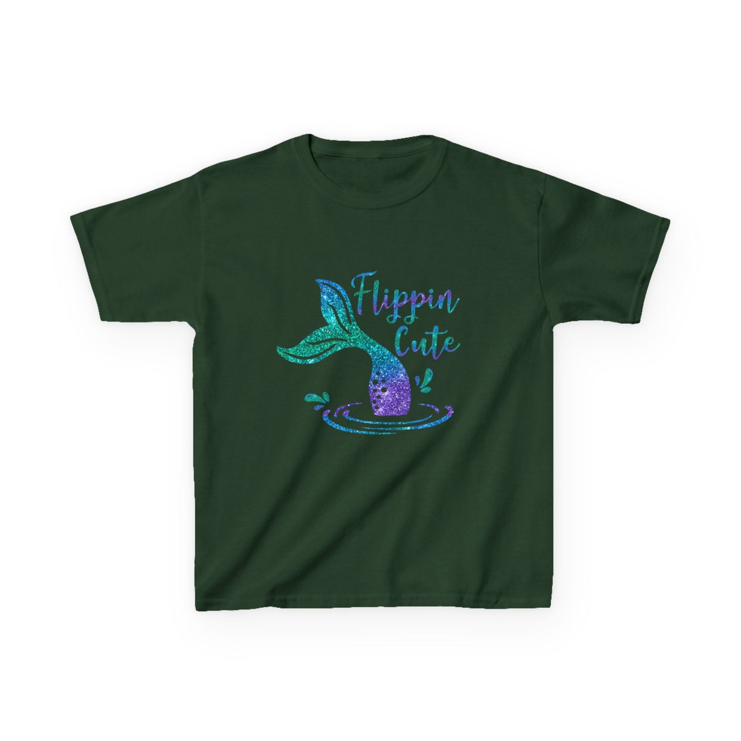 Flippin Cute Kids Tee - Colorful Whale Design for Fun-loving Children