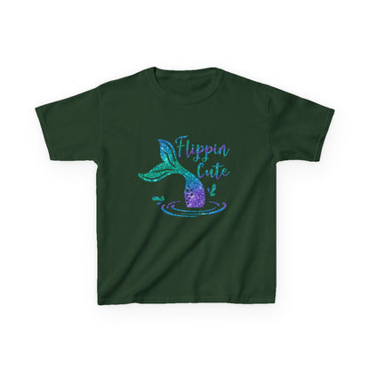 Flippin Cute Kids Tee - Colorful Whale Design for Fun-loving Children