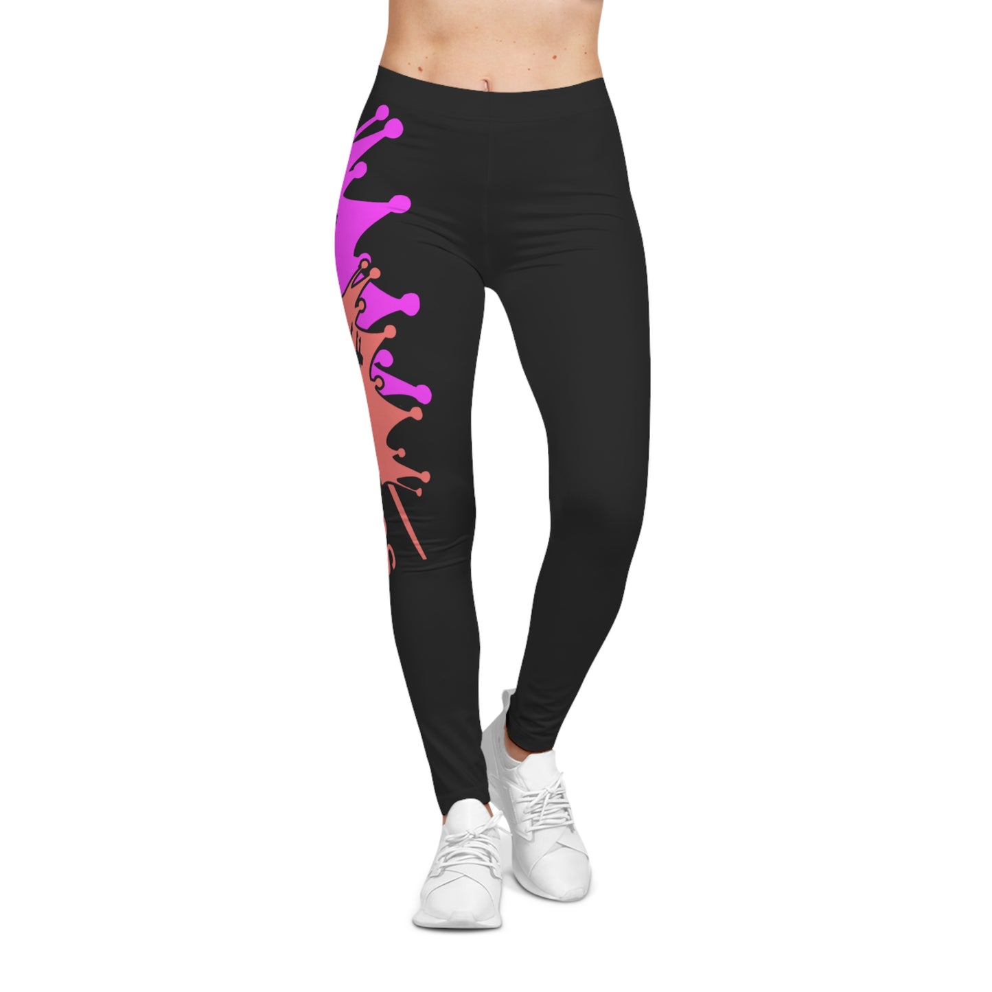 Royalty Queen Women's Casual Leggings | Trendy Activewear, Workout Pants, Lounge Wear, Gift for Her, February Fashion