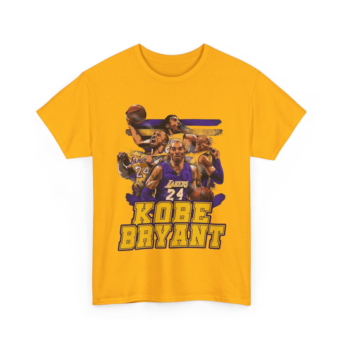 Kobe Bryant Tribute Unisex Heavy Cotton Tee - Basketball Legend Shirt