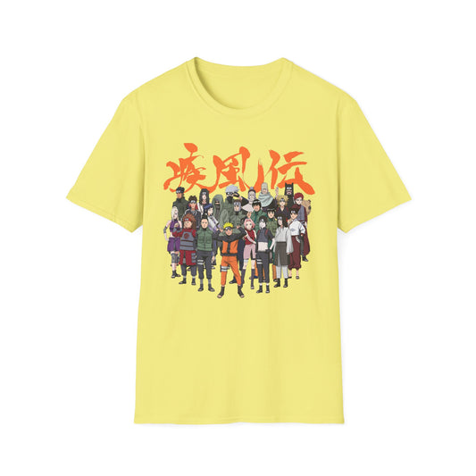 Anime-Inspired Unisex Softstyle T-Shirt - Perfect for Fans of Adventure and Friendship