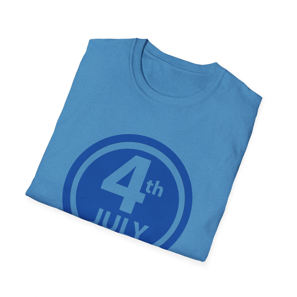 4th of July Unisex Softstyle T-Shirt, Independence Day Tee, Patriotic Shirt, July 4th Celebration T-Shirt, USA Pride Clothing