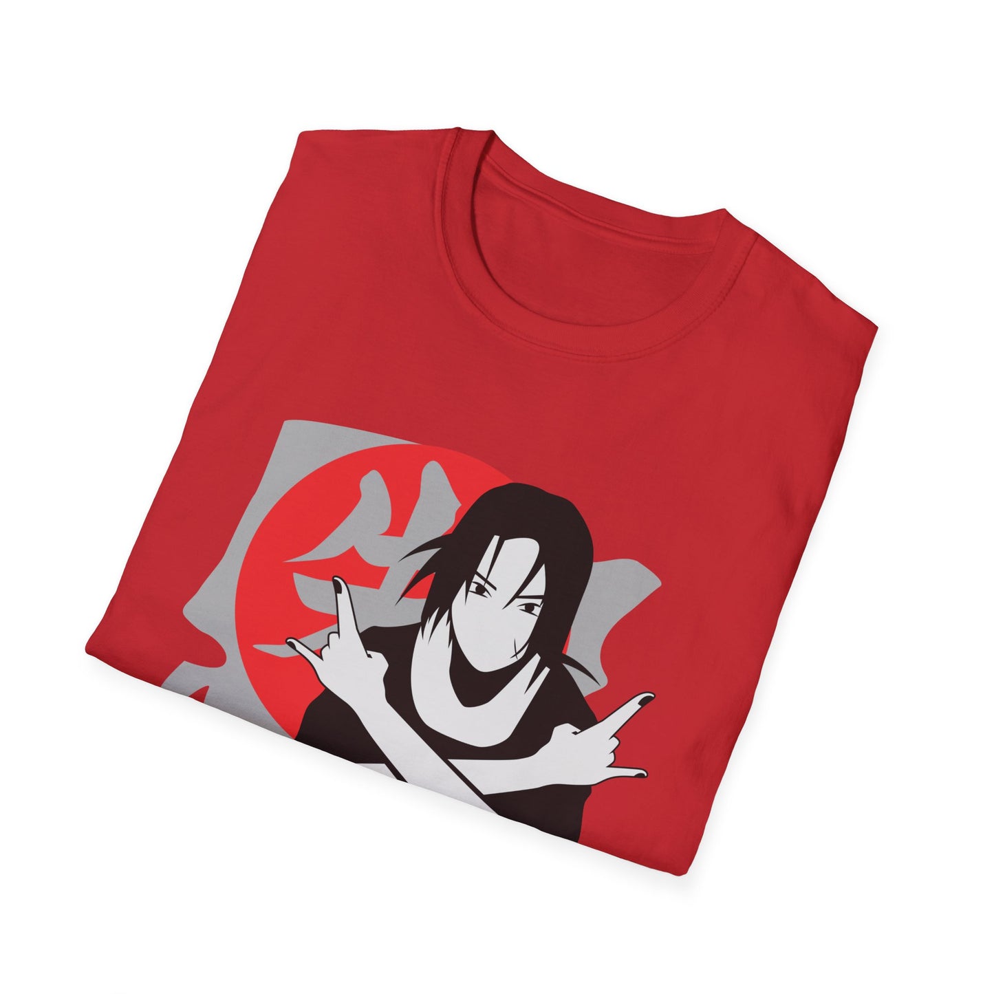 Unisex Softstyle Anime T-Shirt - Iconic Itachi Design