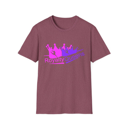 Royalty Queens Unisex Softstyle T-Shirt, Feminist Apparel, Birthday Gift, Casual Wear, Empowerment Tee, Queen Vibes