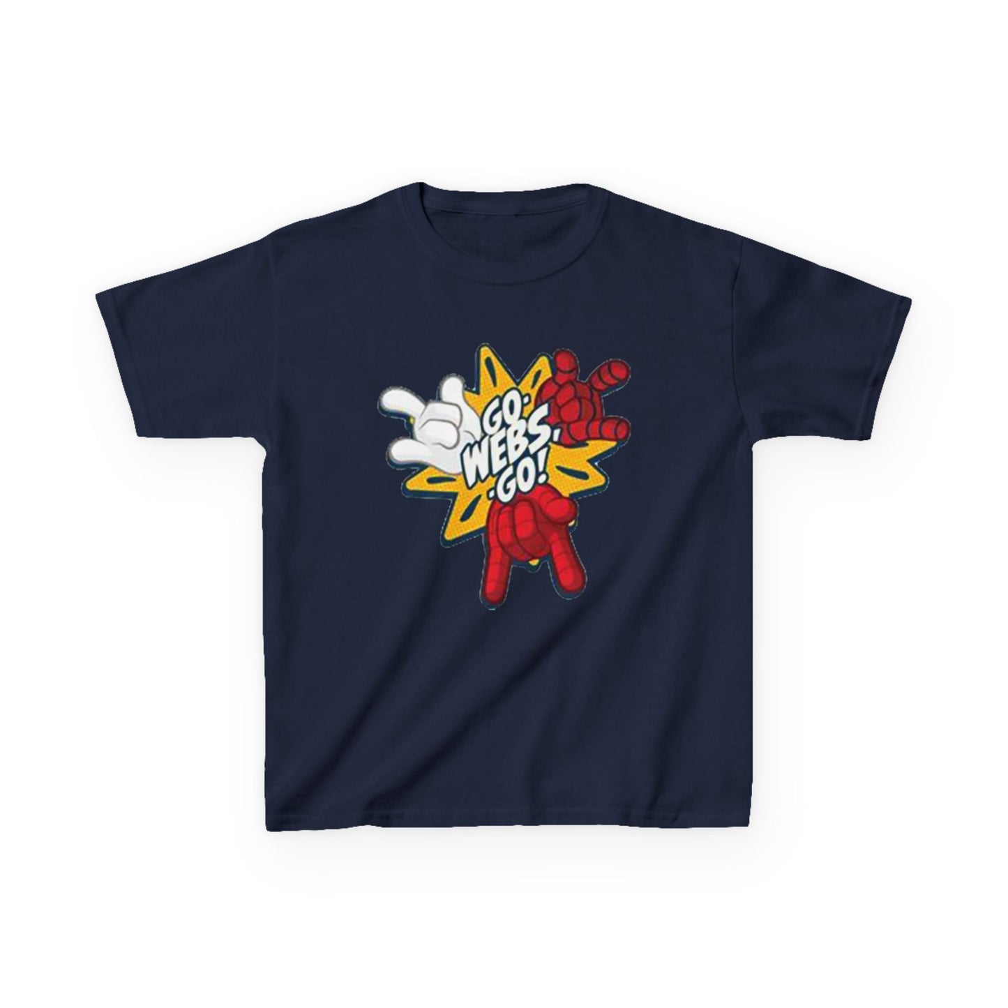 Kids Superhero Graphic Tee - Go Webs Go!