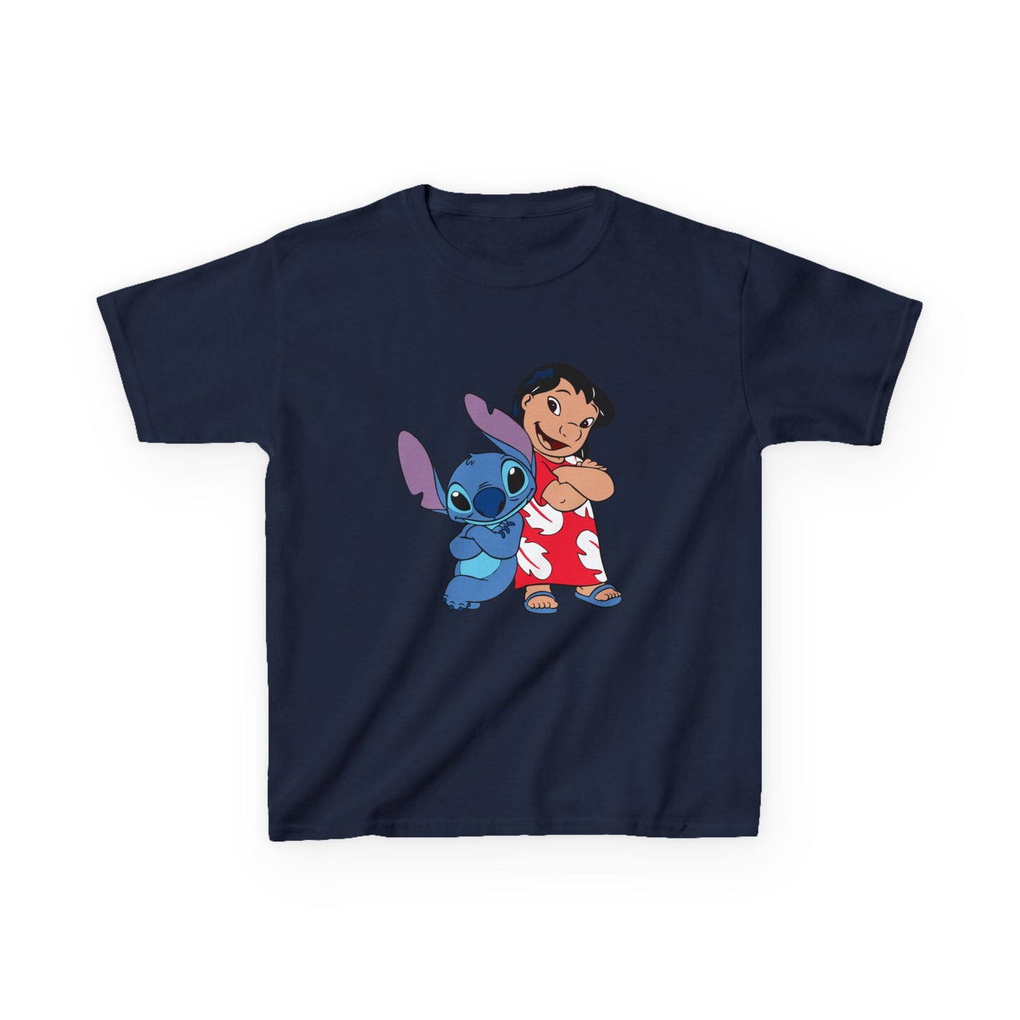 Kids Hawaiian Style T-Shirt with Stitch and Lilo