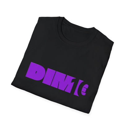 DIM T Unisex Softstyle T-Shirt - Trendy Streetwear Tee, Casual Apparel, Gift for Friends, Summer Fashion, Graphic Tee, Everyday Wear