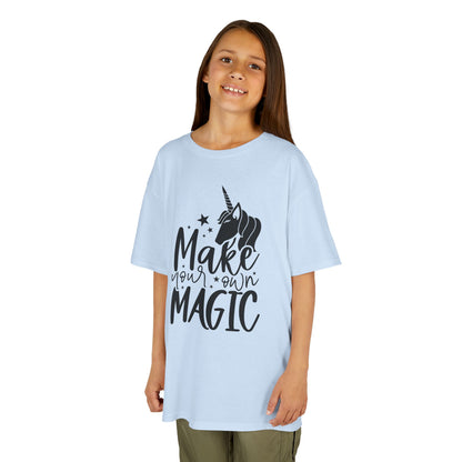 Kids Unicorn Magic Tee - 'Make Your Own Magic' Cotton Shirt