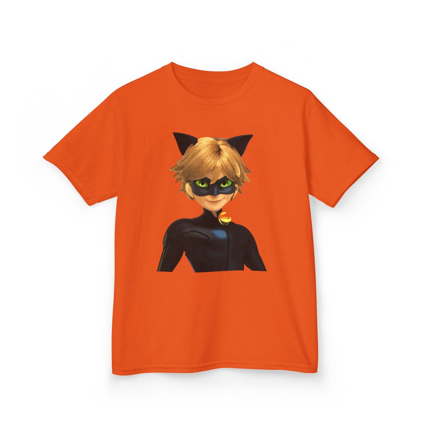 Kids Cat Superhero Tee, Cartoon Shirt, Children's Birthday Gift, Fun Playwear, Gift for Kids, Cat Lover Gift
