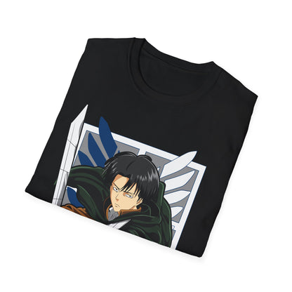 Anime-Inspired Unisex Softstyle T-Shirt, Casual Tee, Gift for Otaku, Geek Apparel, Perfect for Conventions, Everyday Wear, Birthday Gift