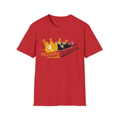 Royalty Queens T-Shirt, Unisex Softstyle Tee, Perfect for Gifts, Birthday Celebrations, Casual Wear, Empowerment Fashion, Unique Style