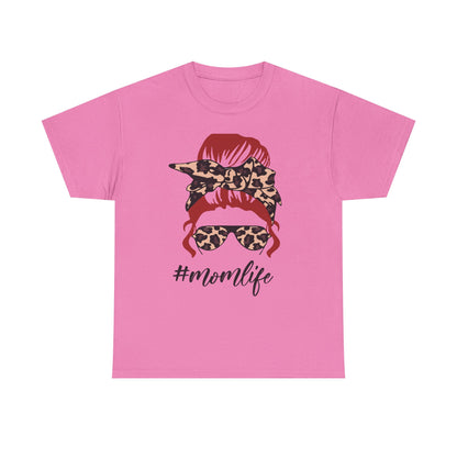 #Momlife Unisex Heavy Cotton Tee - Stylish & Comfortable T-Shirt for Moms