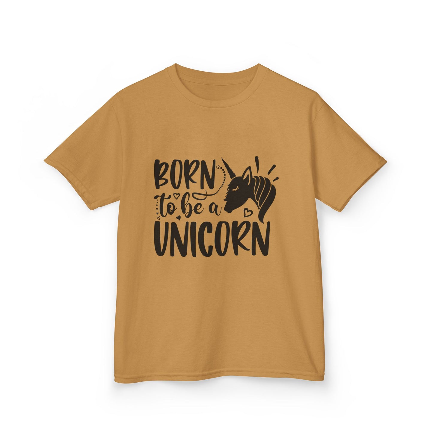 Kids Unicorn T-Shirt - "Born to Be a Unicorn" - Fun Cotton Tee for Boys & Girls