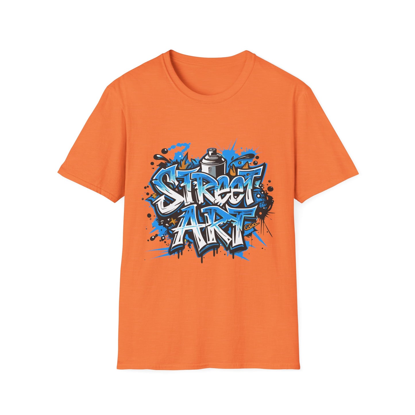 Street Art T-Shirt | Unisex Softstyle Tee, Graffiti Shirt, Urban Vibe Apparel, Casual Streetwear, Gift for Art Lovers
