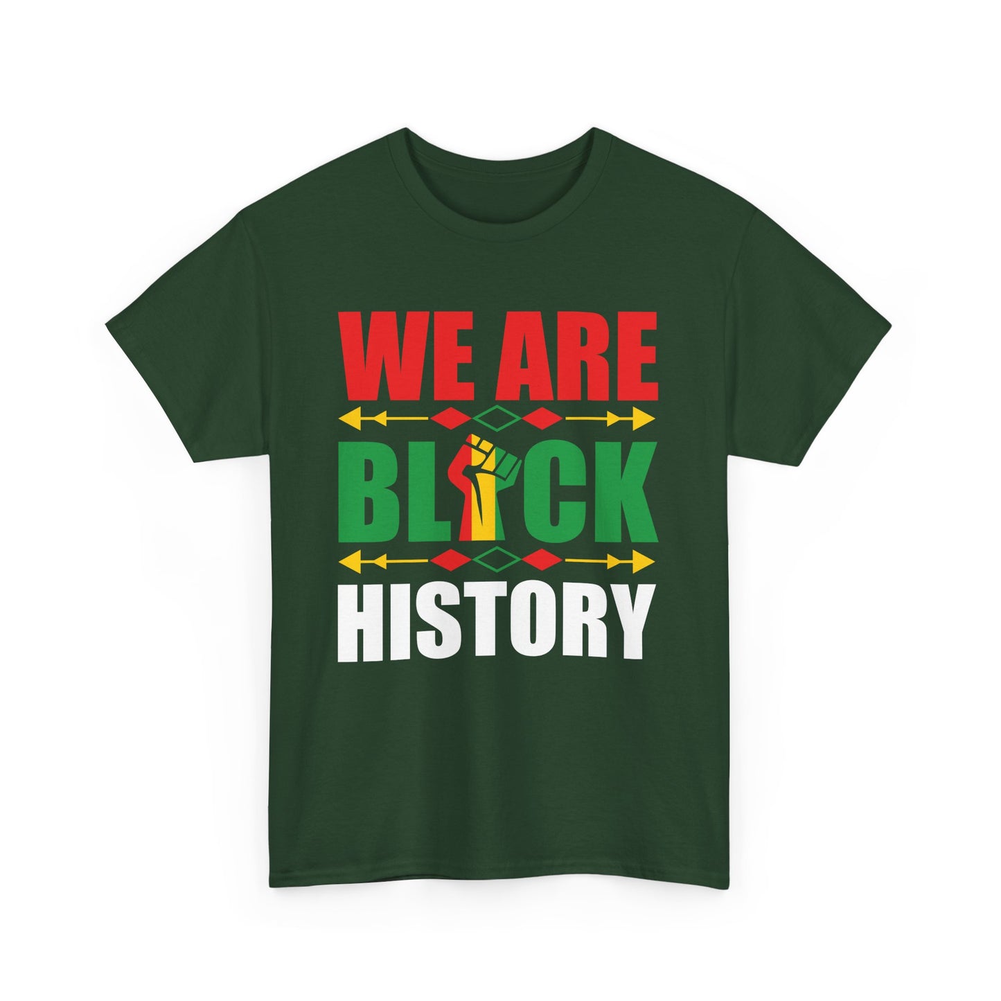 Unisex Heavy Cotton Tee - WE ARE BLACK HISTORY - Statement Tee, Celebrate Black History Month, Cultural Pride Apparel, Gift for [...]