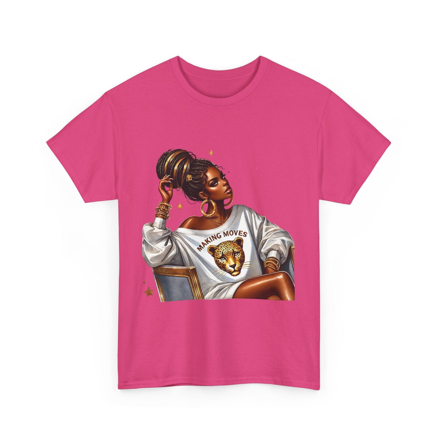 Empowering Women Graphic Tee - 'Making Moves' Heavy Cotton Unisex T-Shirt