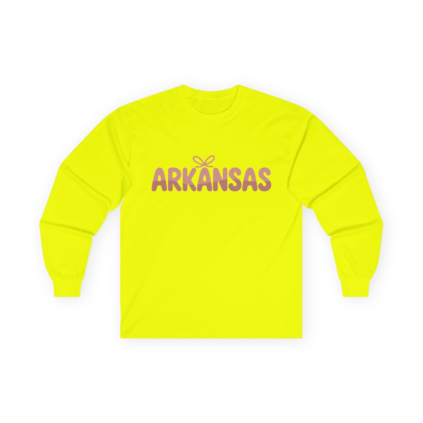 Arkansas Script Long Sleeve Tee