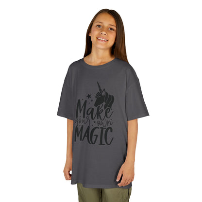 Kids Unicorn Magic Tee - 'Make Your Own Magic' Cotton Shirt